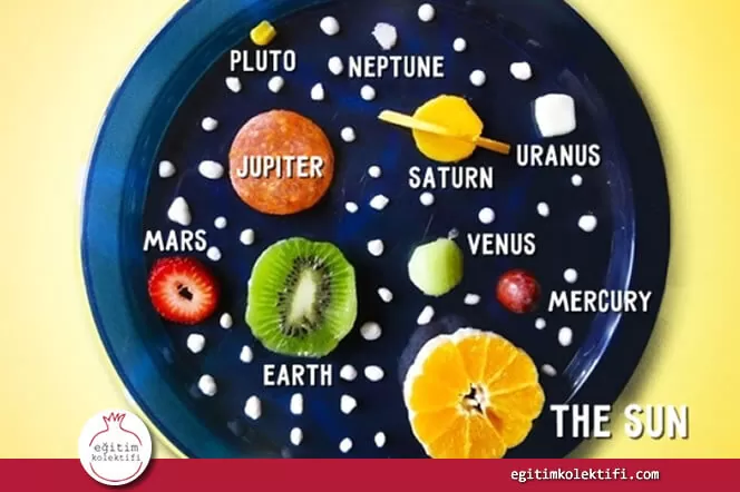 Çocuğunuza meyveleri kullanarak gezegenleri öğretin